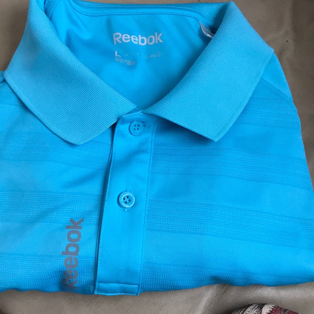 Reebok polo large wicking material